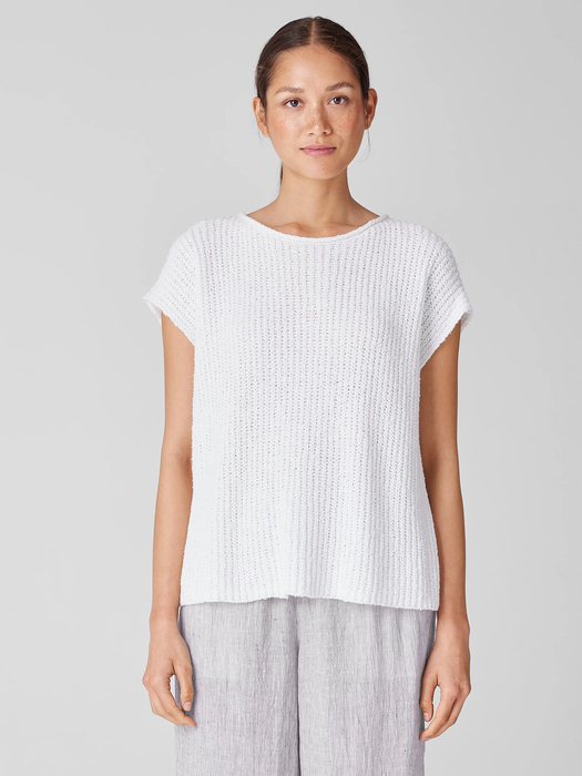 Peruvian Organic Cotton Boucle Square Top