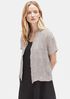 Organic Linen Gauze Mandarin Collar Shirt