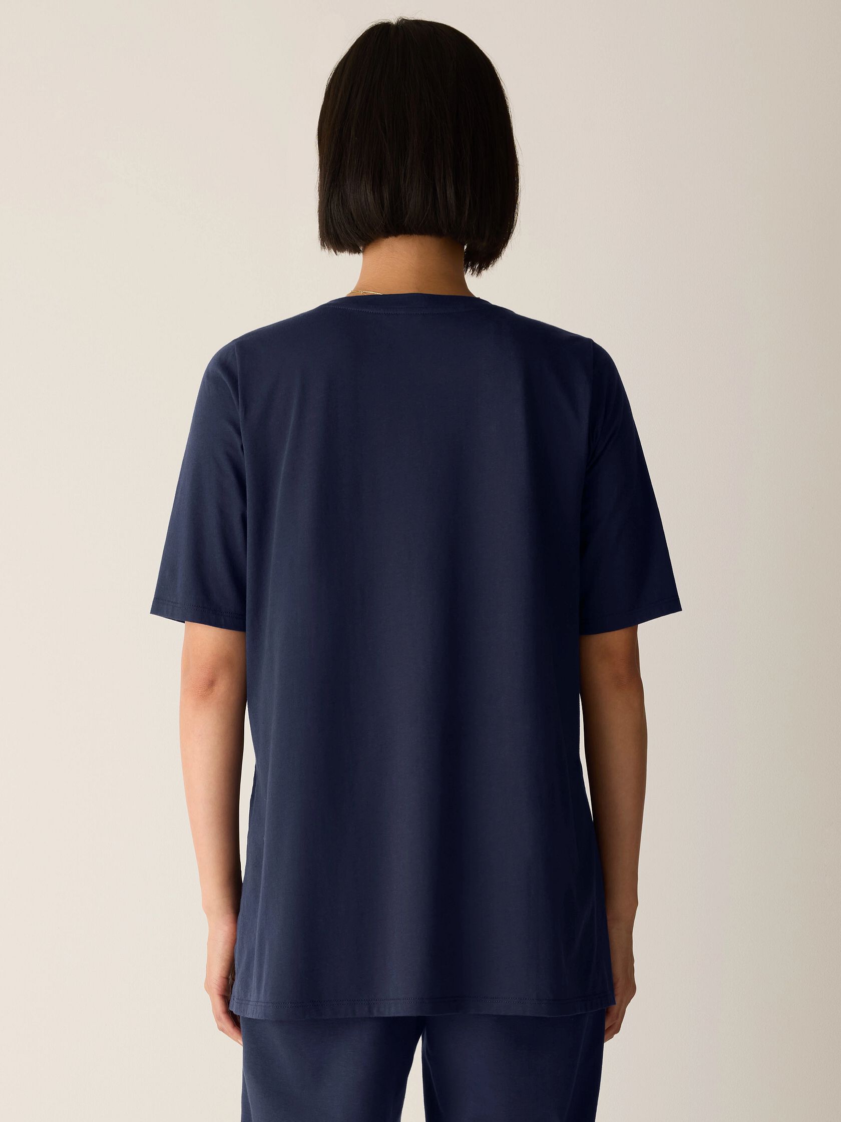 Organic Pima Cotton Jersey Long Tee