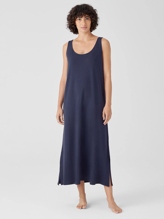 Organic Cotton Interlock Tank Sleep Dress