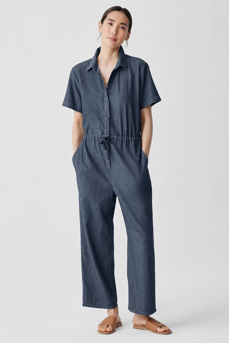 Airy Organic Cotton Twill Jumpsuit Airy Organic Cotton Twill Jumpsuit
