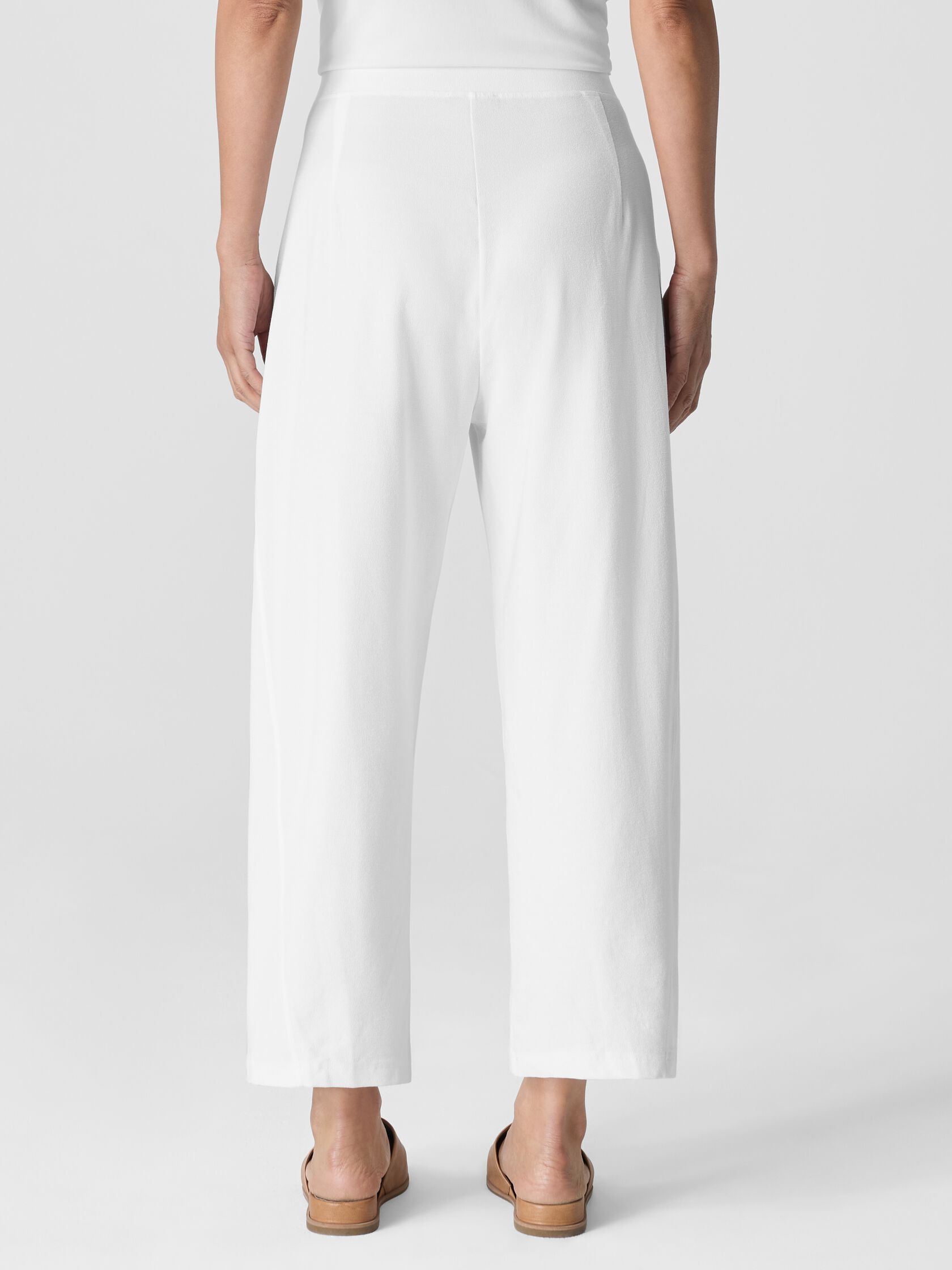 Washable Stretch Crepe Lantern Pant