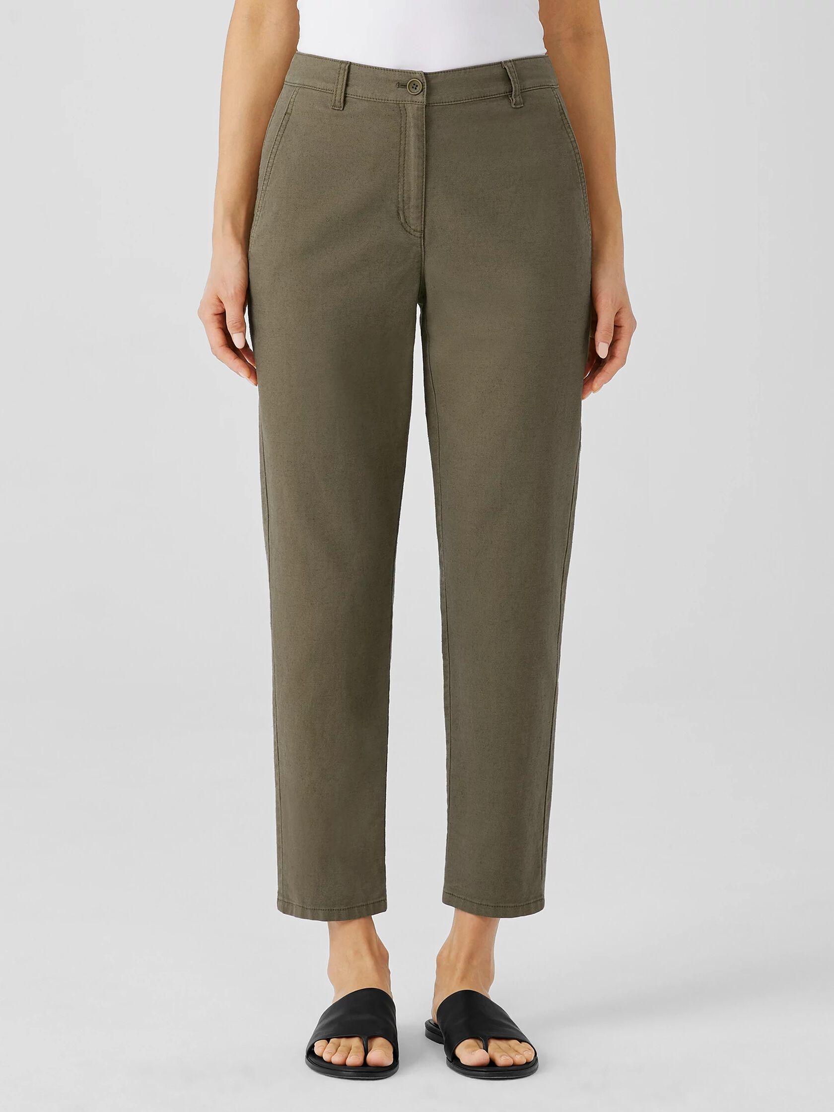 Cotton Hemp Tapered Pant