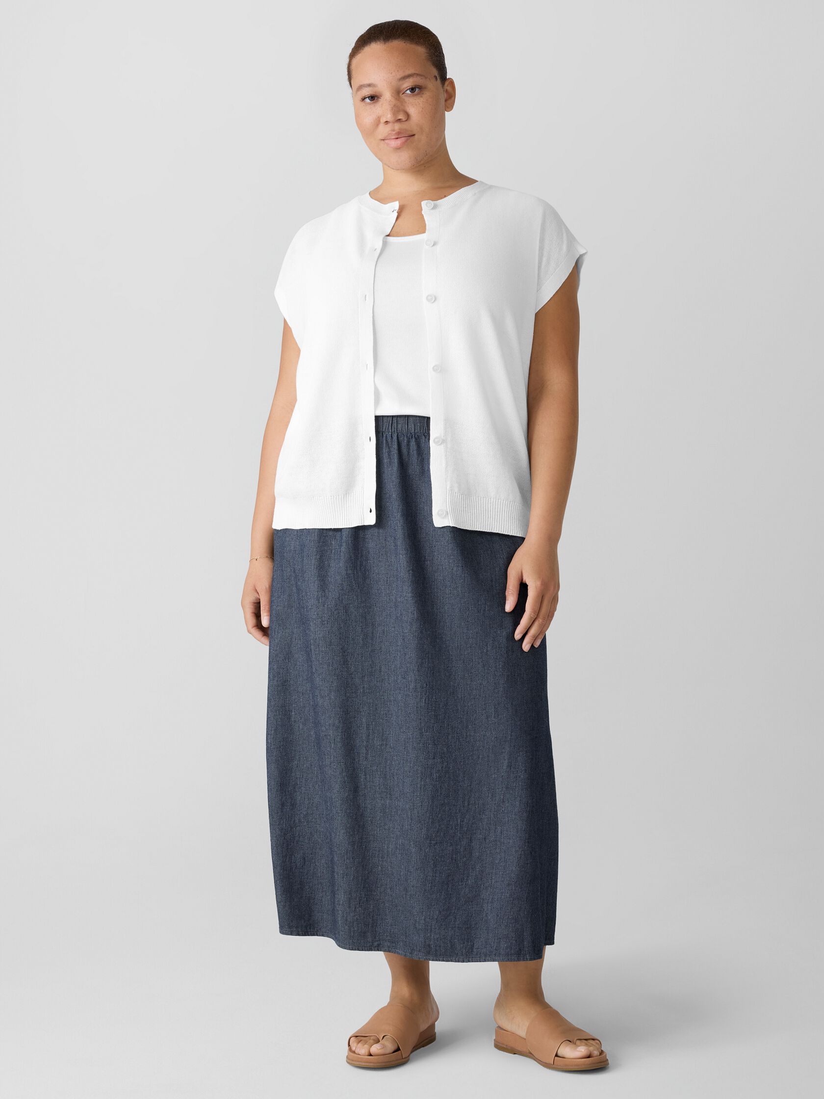 Organic Linen Cotton Vest