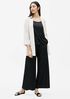 Silk Georgette Crepe High Collar Jacket