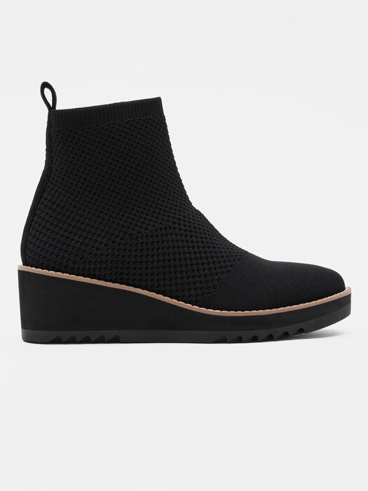 London Recycled Stretch Knit Bootie