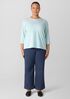 Organic Pima Cotton Jersey 3/4-Sleeve Tee