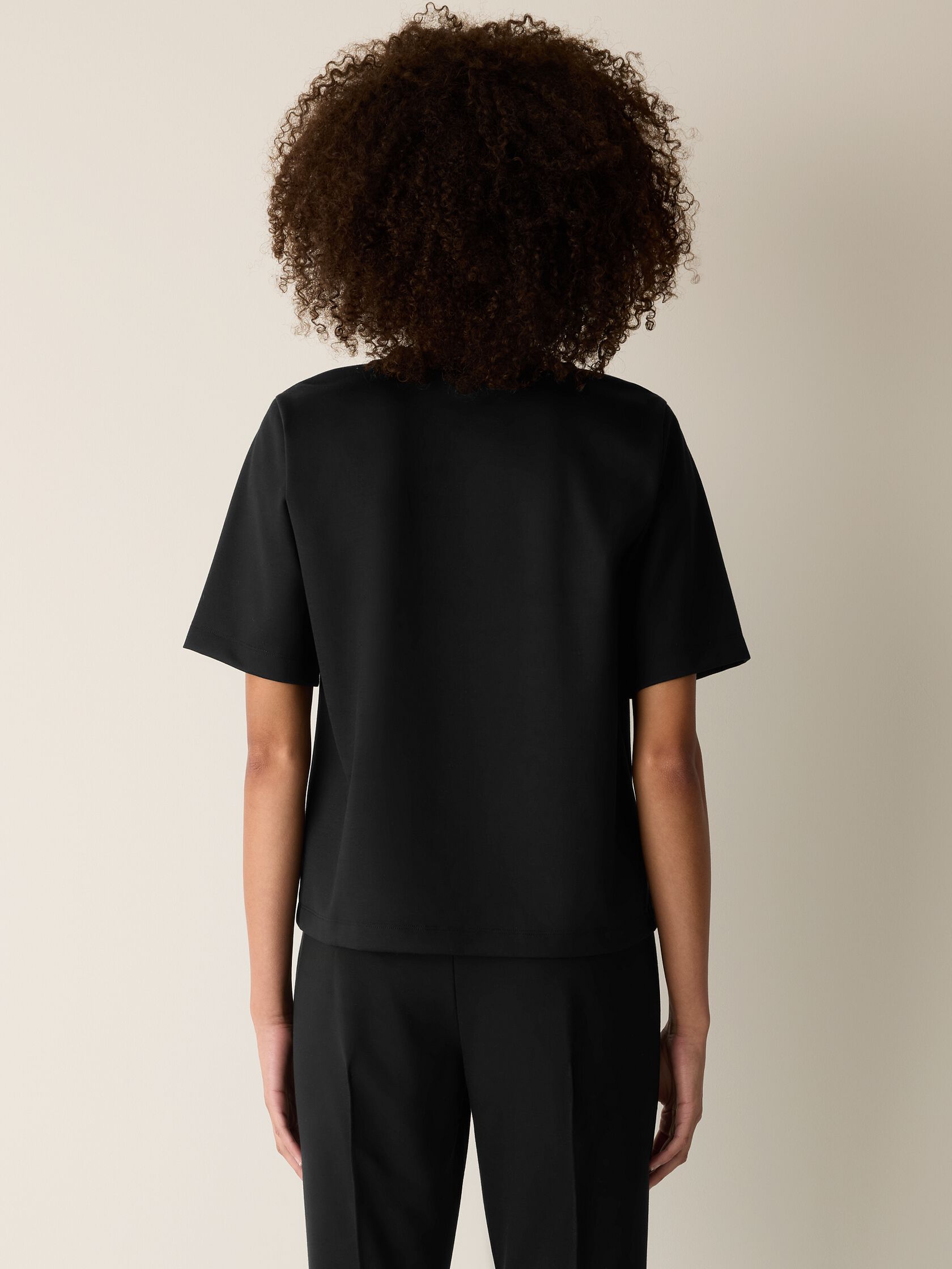 Lightweight Ponte Crew Neck Tee