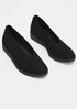 Heaven Stretch Knit Wedge Ballet Flat
