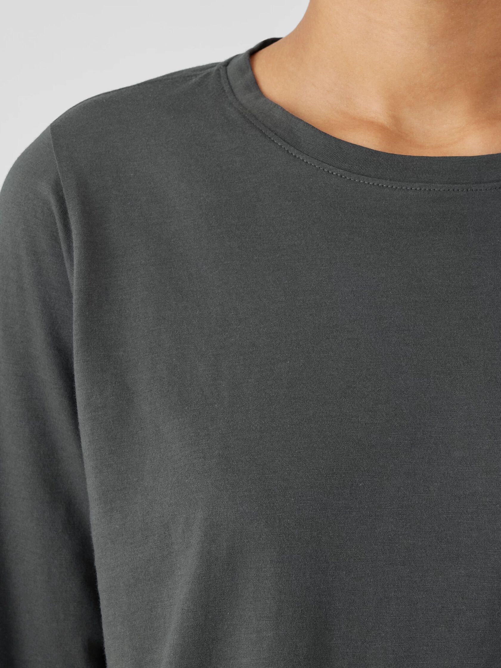 Organic Pima Cotton Jersey Long-Sleeve Tee