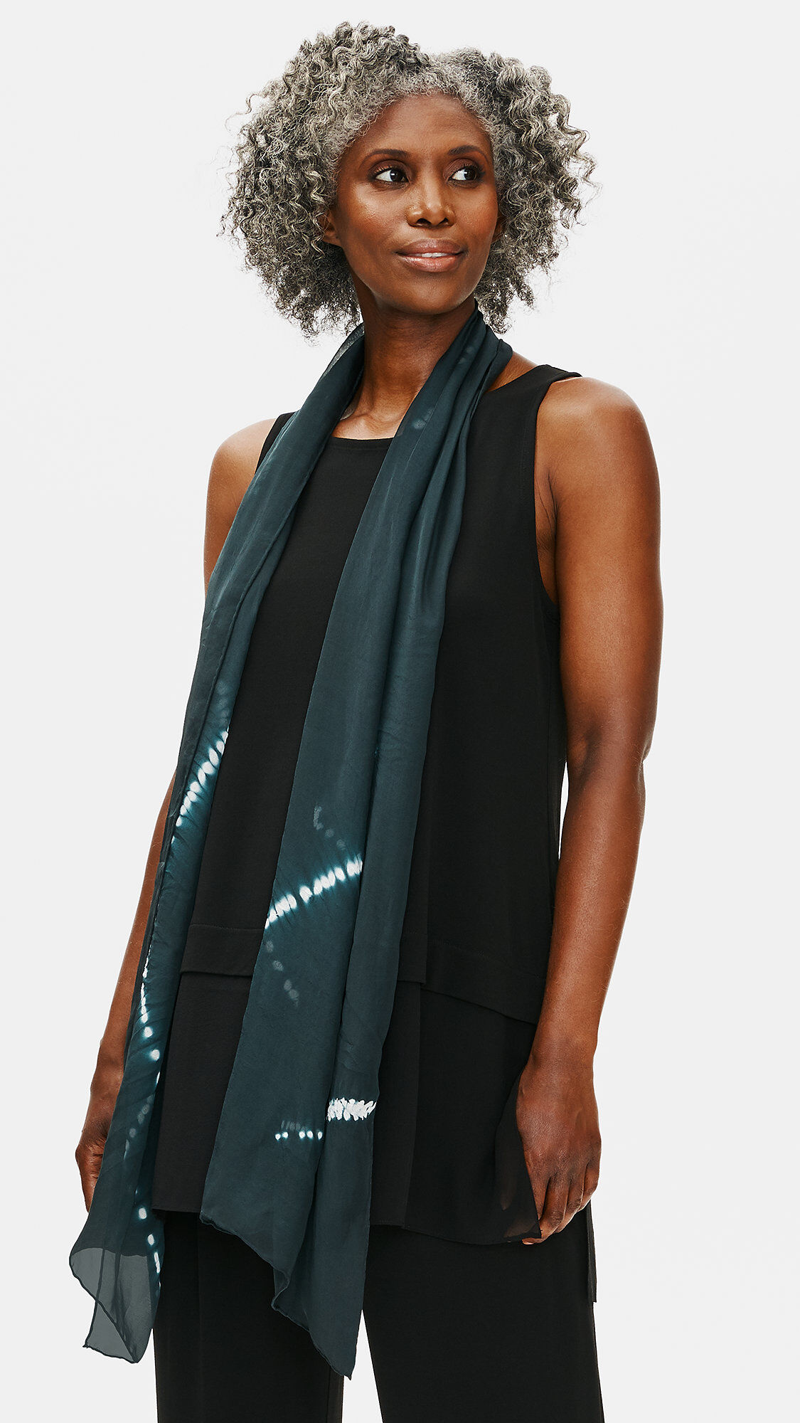 Shibori scarf cheap