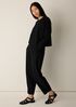 Resewn Washable Stretch Crepe Box-Top