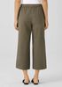 Cotton Hemp Stretch Wide-Leg Pant