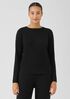 Fine Jersey Crew Neck Top