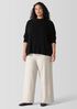 Cotton Fluff Rib Turtleneck Top