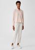 Italian Cashmere Scrunch Neck Top