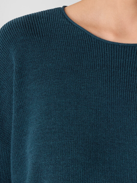 Merino Crew Neck Top in Regenerative Wool