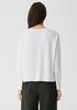 Organic Linen Cotton Raglan-Sleeve Top