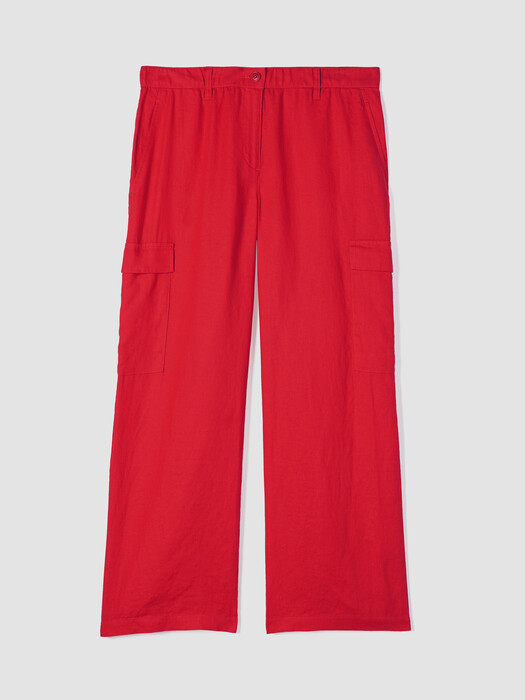 Organic Linen Cargo Pant