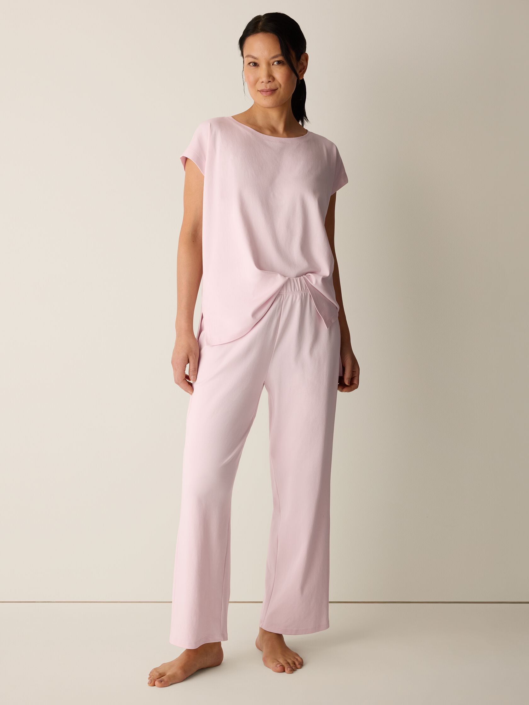 Organic Cotton Interlock Straight Sleep Pant