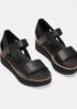 Luck Smooth Leather Wedge Sandal