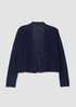 Organic Linen Cotton Cropped Cardigan