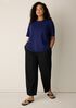 Extra-Fine Ponte Crew Neck Tee