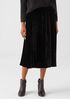 Crushed Velvet A-Line Skirt