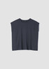 Textured Stretch Rib Round Neck Top
