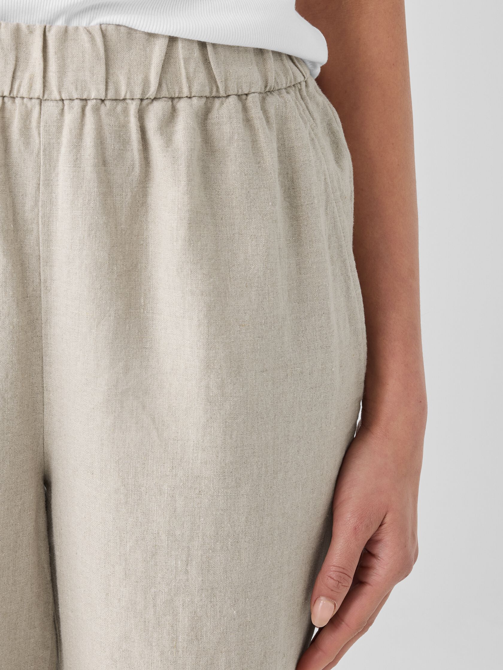 Organic Linen Tapered Pant