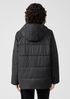 Eggshell Recycled Nylon Short Coat