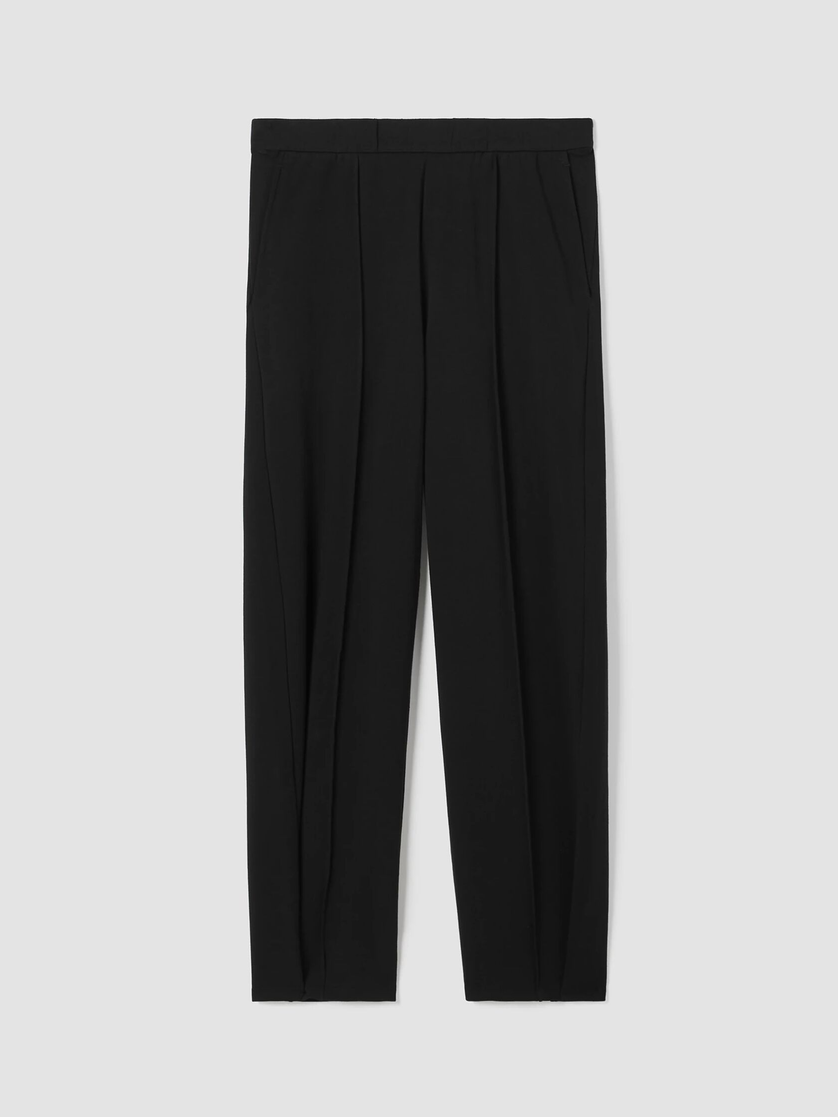 Pima Cotton Stretch Jersey Pintuck Pant