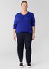 Peruvian Cotton Blend V-Neck Top