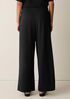 Pima Cotton Stretch Jersey Wide-Leg Pant