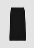 Stretch Jersey Knit Straight Skirt