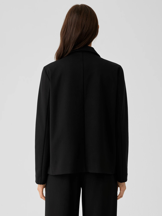 Washable Flex Ponte Notch Collar Blazer