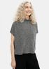 Organic Linen Cotton Funnel Neck Box-Top