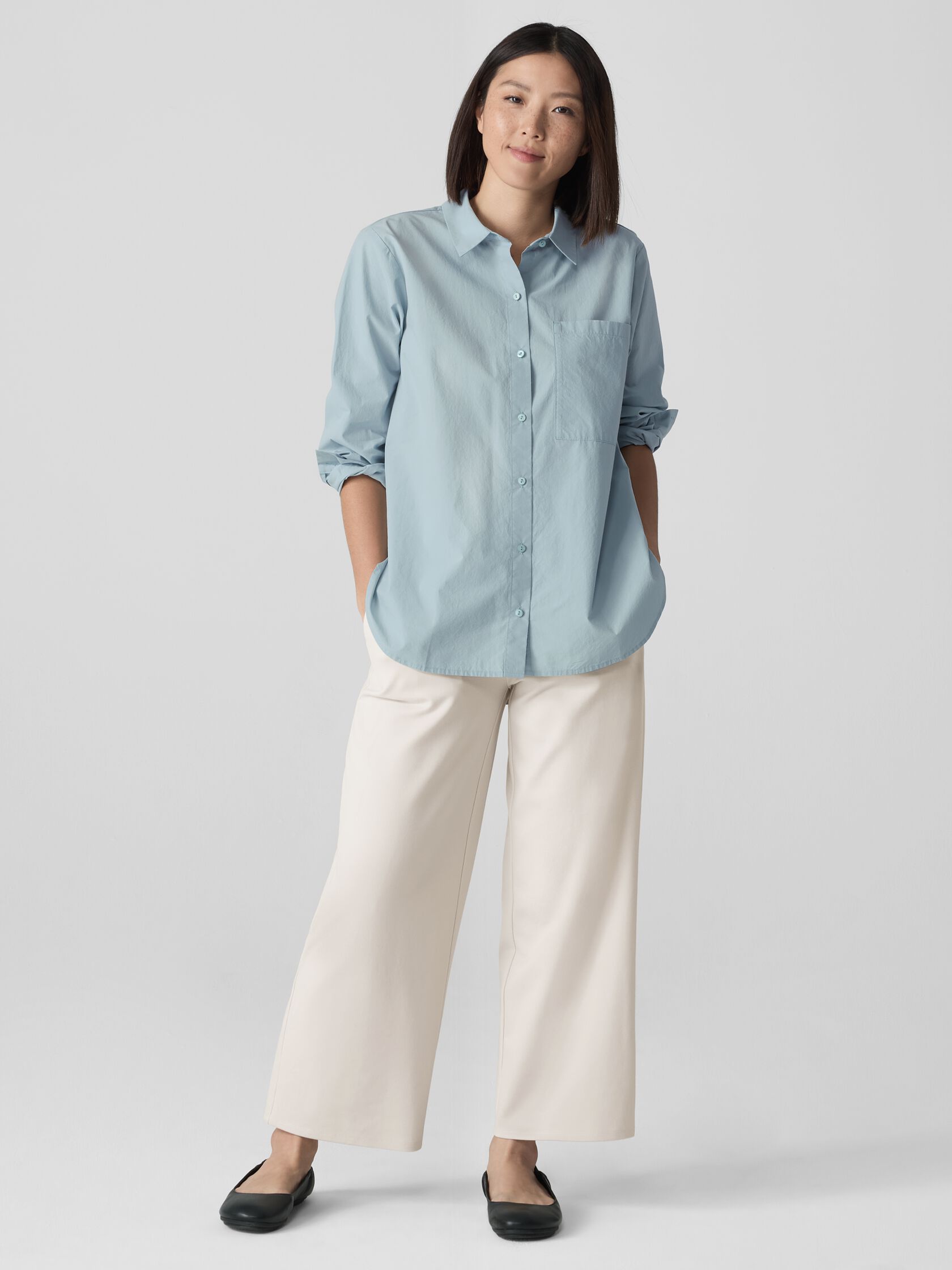 Washable Flex Ponte Wide-Leg Pant