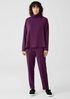 Cozy Brushed Terry Hug Funnel Neck Box-Top