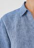 Yarn-Dyed Handkerchief Organic Linen Shirt