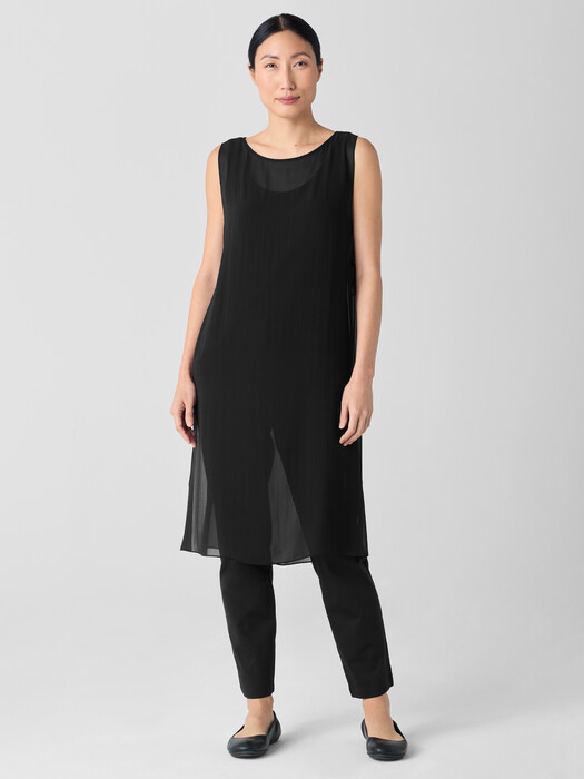 eileen fisher sheer silk georgette dress EILEEN FISHER SHEER SILK GEORGETTE TIE JACKET IN DRAGONFLY