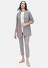 Lightweight Washable Stretch Crepe Long Jacket