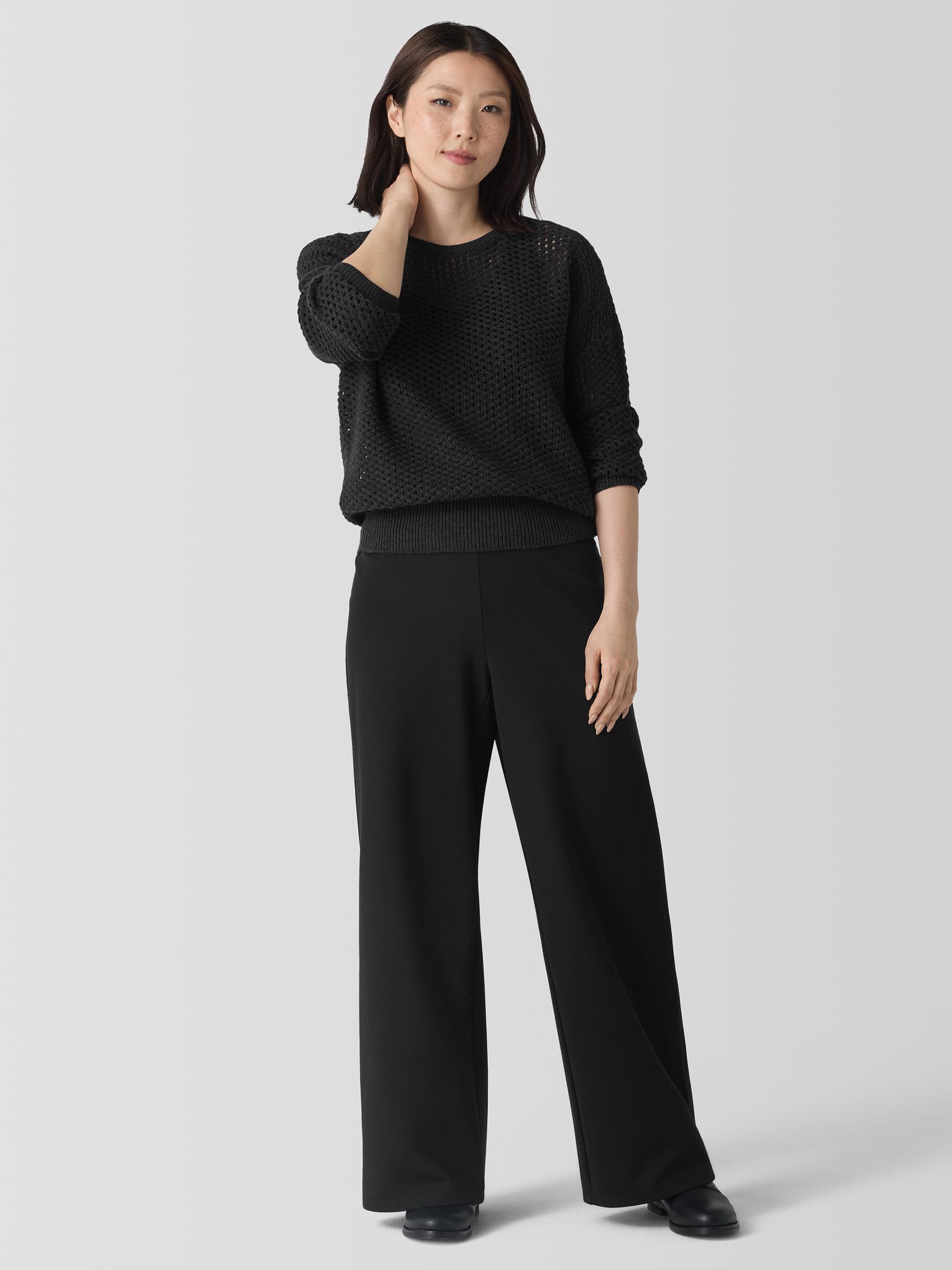 Washable Flex Ponte High-Waisted Pant
