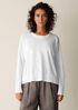 Organic Linen Cotton Slub Crew Neck Top