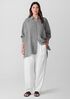 Puckered Organic Linen Classic Collar Shirt