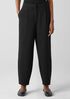 Cotton Blend Ponte Lantern Trouser Pant