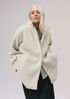 Wool Fluff Stand Collar Coat