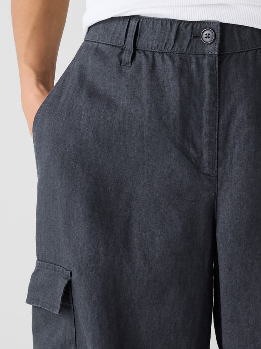 Organic Linen Cargo Pant