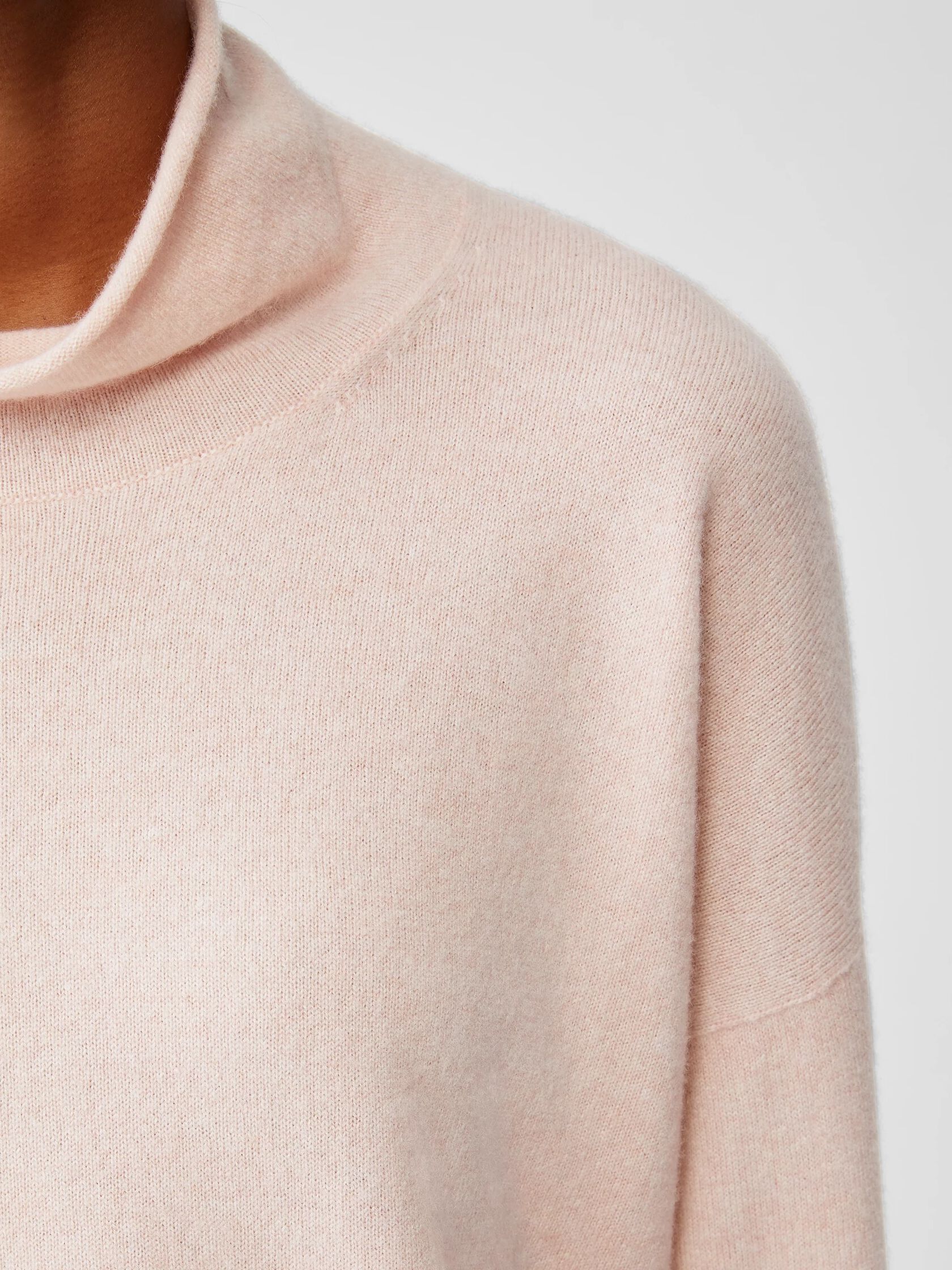 Italian Cashmere Scrunch Neck Top