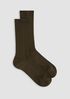 Ribbed Knit Trouser Sock